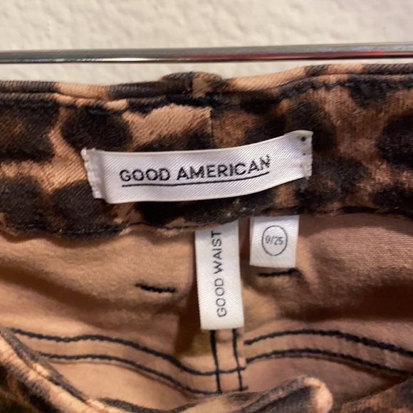 Good American Jeans leopard print size small - Picture 3 of 7
